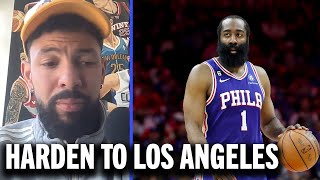 Immediate Reactions on Harden to the Clippers  Off Guard With Austin Rivers [upl. by Enaenaj]