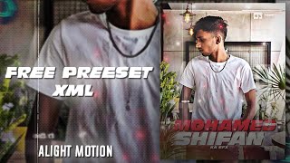 Free preset  XML  alight motion  badass edit  like junior retro  alightmotionpreset [upl. by Aley]