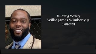 Homegoing Service  Willie James Wimberly Jr [upl. by Amsirahc870]