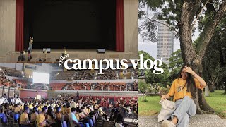 ustshs vlog 🐯 baccalaureate mass toga fitting amp campus tour 🏫 [upl. by Nauqed409]