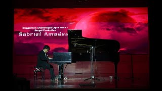 Prokofiev Suggestion Diabolique Op4 No4 Gabriel Amadeus [upl. by Enomaj]