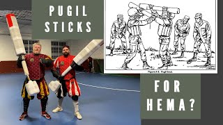 Using Pugil Sticks for HEMA based Bayonet fighting [upl. by Enirak]