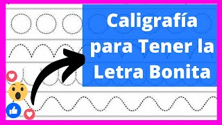 ✍️🔝 10 Ejercicios de Caligrafía para tener la Letra Bonita ❤ Ejercicios para Mejorar tu Letra [upl. by Weidner]