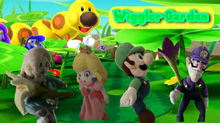 Mario Plush Party 3 Episode 1 Wiggler Garden [upl. by Aihsik]