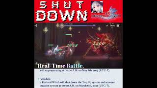 REVIVED WITCH SHUTS DOWN [upl. by Tiduj746]