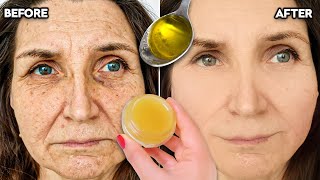 Natural Collagen 🪻 At 50 the wrinkles are gone Golden Oil for wrinkles in 10 minutes [upl. by Kylynn277]