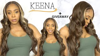 Sensationnel Cloud 9 Swiss Lace What Lace 13x6 Frontal HD Lace Wig  KEENA GIVEAWAY WIGTYPESCOM [upl. by Ahsa]