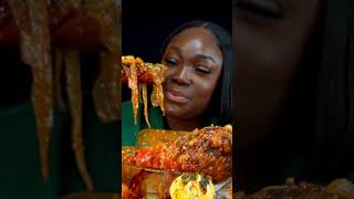 KING CRAB SEAFOOD BOIL MUKBANG  MUKBANG  DESHELLED SEAFOOD BOIL Mukbang [upl. by Roderigo]