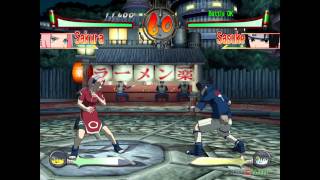 Naruto Clash of Ninja  Gameplay Gamecube HD 720P Dolphin GCWii Emulator [upl. by Luba]