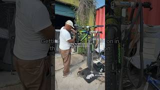 Getting my bike fixed in the 3rd Ward Houston [upl. by Korfonta704]