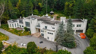 Billionaires Incredible ABANDONED Castle Mansion in The Woods l WHAT HAPPENED HERE [upl. by Kcirddes]