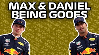 MAX Verstappen and DANIEL Ricciardo being GOOFS for 8 MINUTES STRAIGHT [upl. by How]