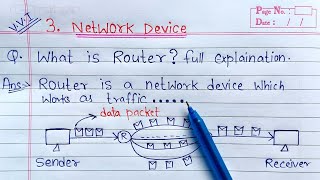 What is Router full Explanation  Computer Networking [upl. by Airbmat]