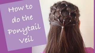 How to do the Ponytail Veil  Rapunzels Mother Hairdos and Howtos [upl. by Ahsratan748]