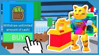 Buying The Infinite Wallet and Making Millions in Roblox Shopping Simulator [upl. by Osnohpla]