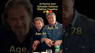 Al Pacino And Sylvester Stallone Walking Together alpacino sylvesterstallone [upl. by Andris]