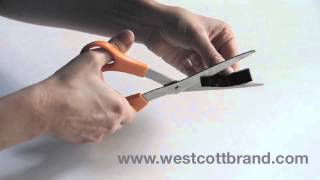 Westcott NonStick Scissors Demo [upl. by Virgy]