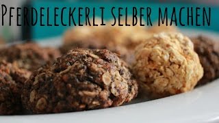 Pferdeleckerli selber machen horsesociety [upl. by Anirtek]