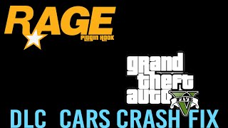 HOW TO FIX RAGE PLUGIN HOOK amp GTA 5 CRASH AFTER ADDING CAR MODS  DLC TUTORIAL [upl. by Tdnerb59]