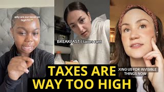 People Are Owing The IRS Taxes  Very Little Benefits  TikTok Reacts To Taxes Are Too High [upl. by Nick]