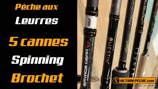 5 CANNES A LEURRES POUR PÊCHER LE BROCHET [upl. by Enuahs]