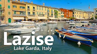 Lazise Lake Garda  Italys First and Oldest Commune 4K 60fps [upl. by Eimmak]