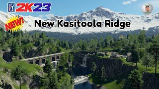 PGA Tour 2K23  New Kasitoola Ridge  Course Review amp Playthrough [upl. by Naletak]