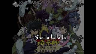 Sha la laAyakashi Night Ost Kekkaishi karaokevocal removed [upl. by Toille]