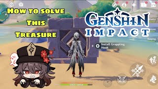 how to solve this treasure in Genshin impact chellanvlogs [upl. by Perloff325]