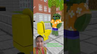 God skibidi toilet VS Bad mobs minecraft shorts gameplay [upl. by Goeselt]