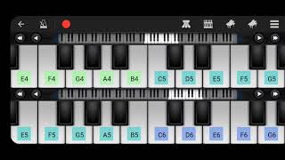 Casualty Theme Tune Virtual Piano [upl. by Whetstone]