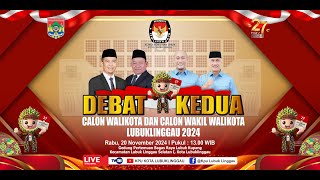 Live  DEBAT PUBLIK KEDUA CALON WALIKOTA DAN CALON WAKIL WALIKOTA LUBUK LINGGAU TAHUN 2024 [upl. by Frankie]