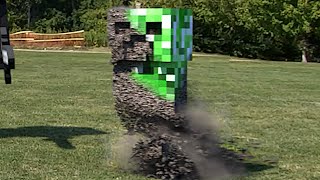 Minecraft Thanos Snap Real Life [upl. by Moersch937]