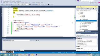 Hello Razor Pages in ASP NET Core [upl. by Hsetih]