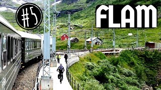 El TREN de FLÅM y la cascada KJOSFOSSEN  5 Vlog NORUEGA en AUTOCARAVANA [upl. by Endo202]