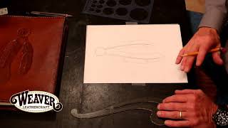 Making a Leather Journal Cover Chapter 1 Making the Pattern [upl. by Hauge]