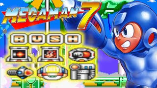 MegaMan 7  All Item Locations Super Adapt Protoshield Exit Part Energy Balancer [upl. by Hnao]