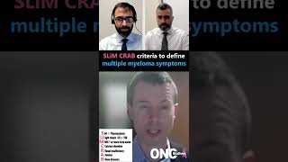 SLiM CRAB criteria to define multiple myeloma Symptoms  Dr Jens Hillengass  OncologyBrothers [upl. by Sid]