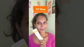 UV Doux silicone sunscreen gel Malayalam reviewSunscreen for all skin types 🫡skincare myntra [upl. by Phare5]