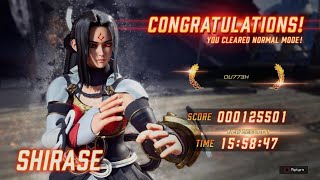 FIGHTING EX LAYER Shirase Arcade Playthrough [upl. by Alyssa]