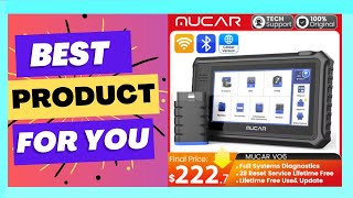 MUCAR VO6 OBD2 Scanner Professional Full System Diagnostic Tool Car Code [upl. by Akciret]