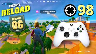 Xbox Controller Fortnite 🎮 OG Ranked Reload Gameplay 2K 144FPS [upl. by Mundford]