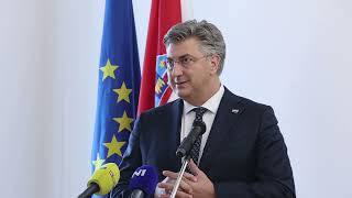 Andrej Plenković na svečanosti otvorenja obnovljene Palače Bužan [upl. by Dnalor]