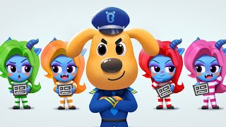 Antels Rescue Mission  Police Cartoon  Funny Cartoons for Kids  Sheriff Labrador [upl. by Epoh775]