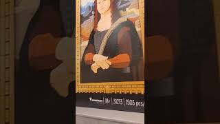 LEGO STORE 1 Mills CirOntarioCA Pt16 MONA LISA lego monalisa painting art new october 2024 [upl. by Suolhcin546]