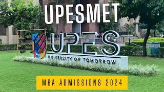 UPESMET Exam Details  UPES MBA Admissions 2024  UPES Dehradun [upl. by Laurance221]