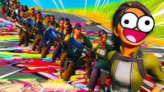 MY DEFAULT ARMY BROKE FORTNITE [upl. by Mikal804]