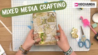 Mixed Media Tutorial with Hints and Tips from Bizarreology at Hochanda [upl. by Eissalc393]