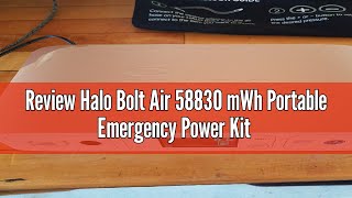 Review Halo Bolt Air 58830 mWh Portable Emergency Power Kit with Tire Pump 4 Interchangeable Air No [upl. by Akenahs]