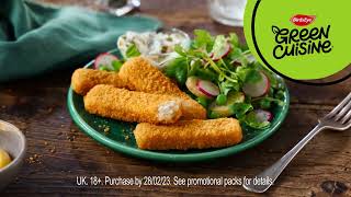 Birds Eye Green Cuisine Fishless Fingers One More Thing [upl. by Aidua]